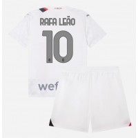 Camisa de time de futebol AC Milan Rafael Leao #10 Replicas 2º Equipamento Infantil 2023-24 Manga Curta (+ Calças curtas)